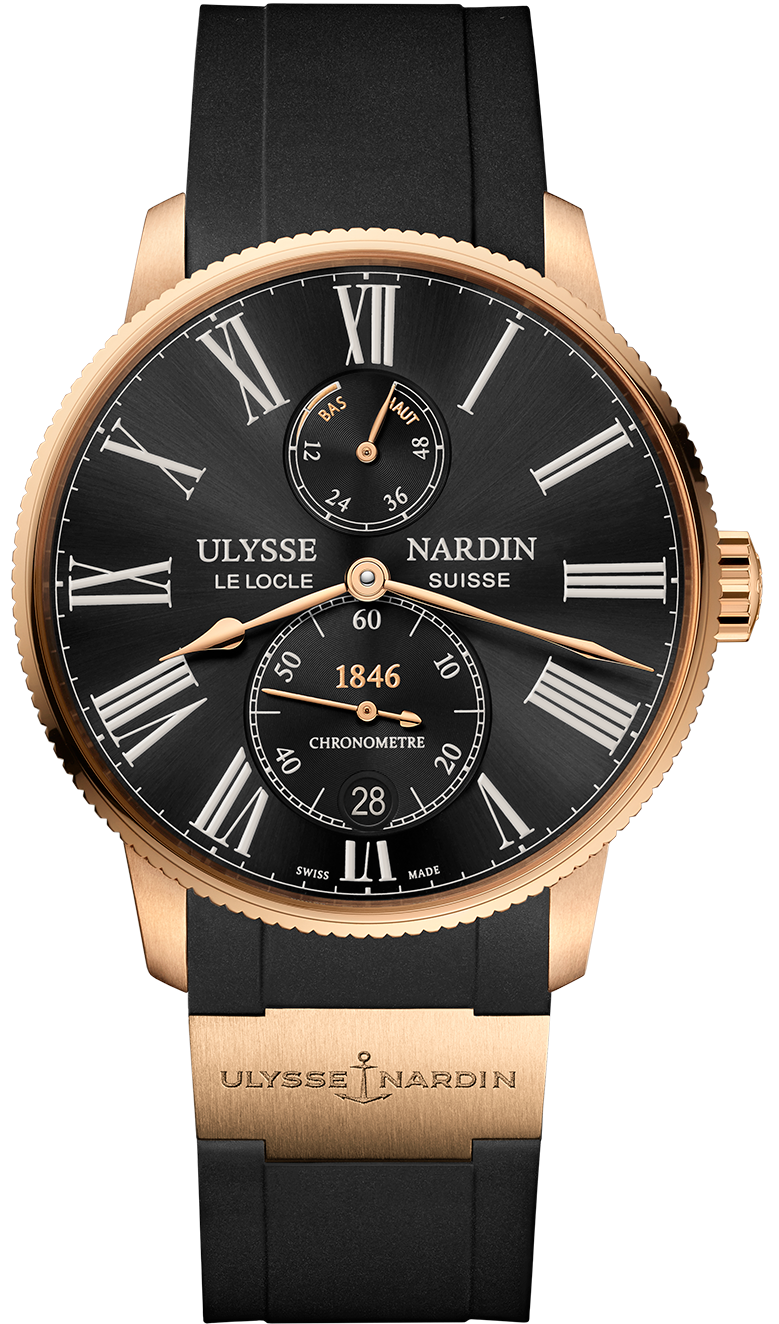 Ulysse Nardin 1182-310-3/42 (1182310342) - Marine Chronometer Torpilleur 42 mm