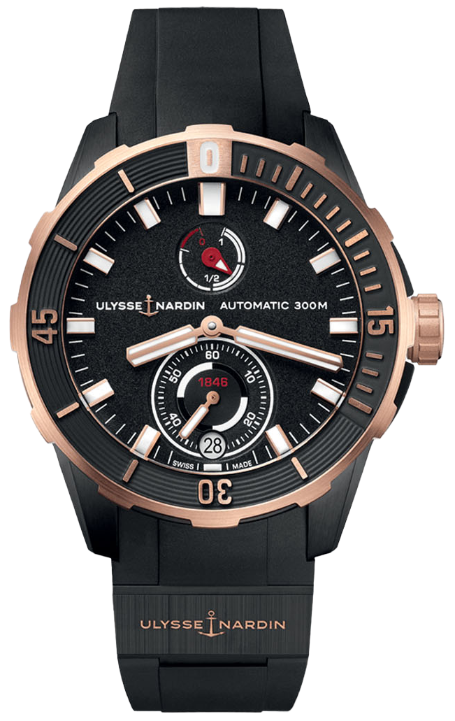 Ulysse Nardin 1185-170-3/BLACK (11851703black) - Diver Chronometer 44 mm