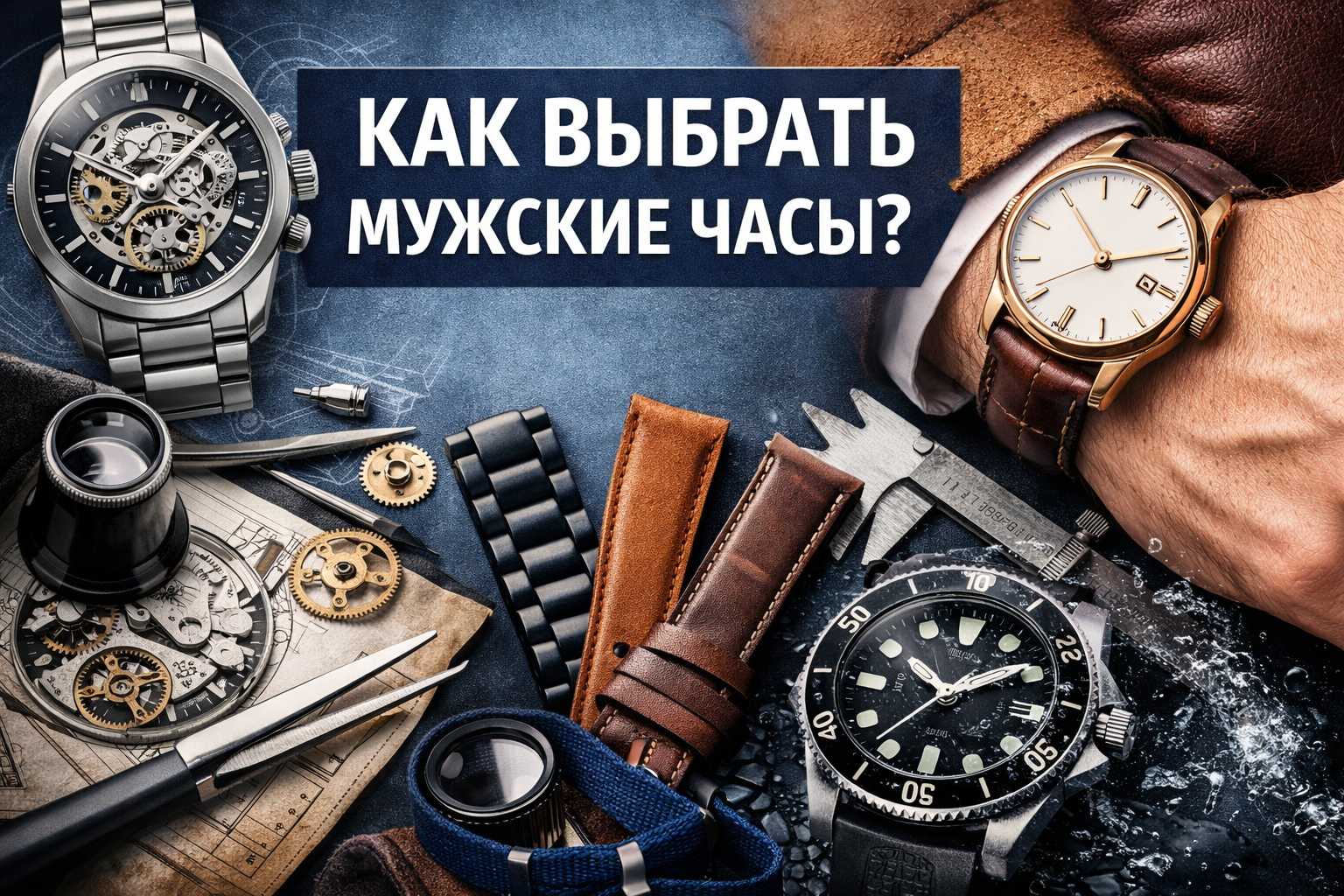 Как выбрать мужские часы: критерии выбора для себя и в подарок