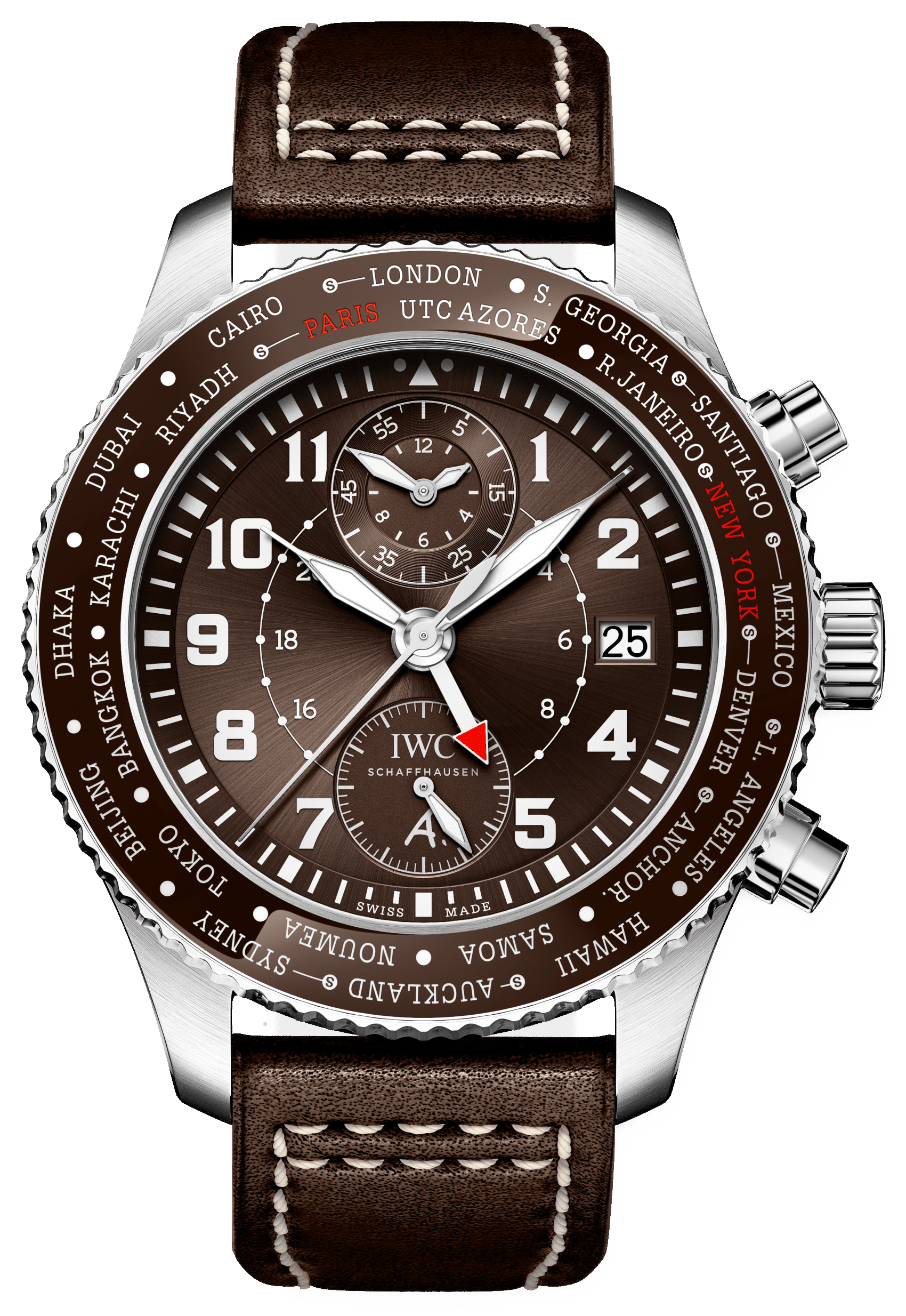 IWC IW395003 (iw395003) - Pilot S Watch Timezoner Chronograph Edition 80 Years Flight To New York
