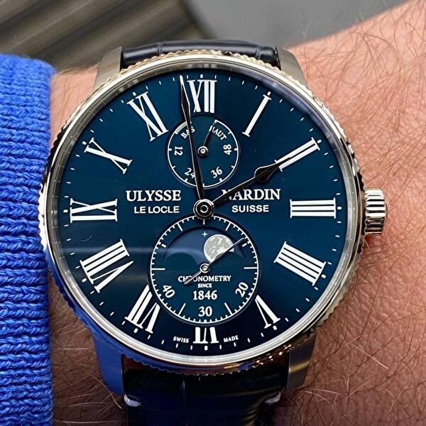 Ulysse Nardin 1193-310LE-3A-175/1A (1193310le3a1751a) - Marine Torpilleur Moonphase 42 mm