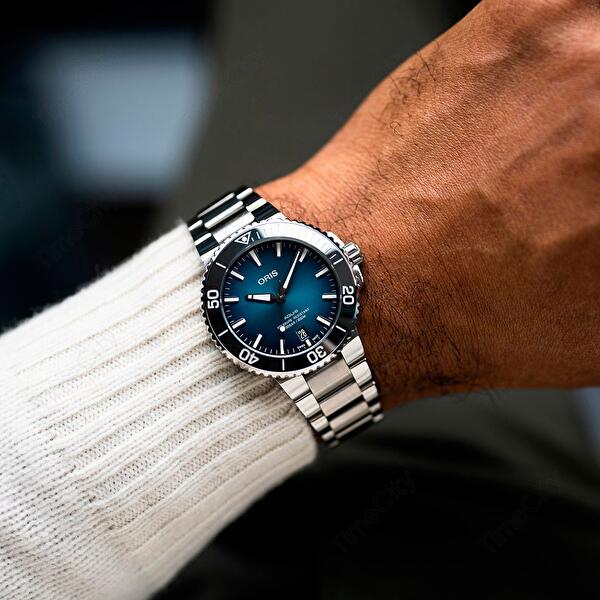 Oris 01 733 7732 4155-07 8 21 05PEB (01733773241550782105peb) - Aquis Date