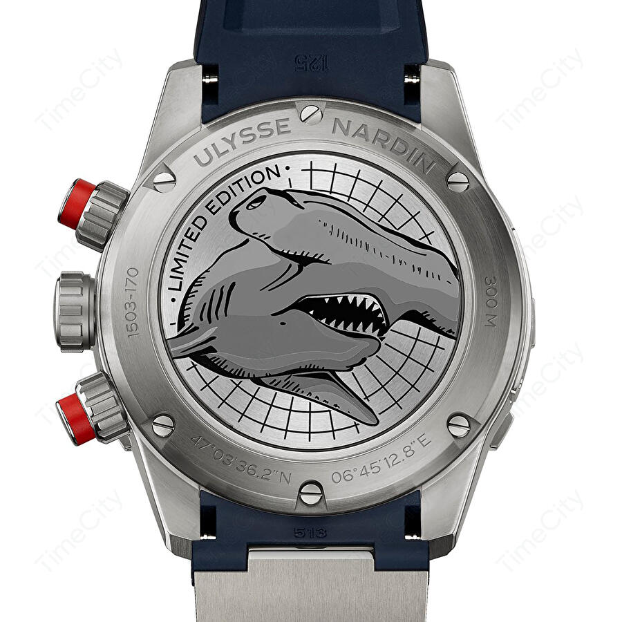 Ulysse Nardin 1503-170LE-3/93-HAMMER (1503170le393hammer) - Diver Chronograph Hammerhead Shark