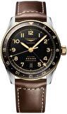 Mens, sportive, automatic wrist watch Longines Spirit Zulu Time 42 mm