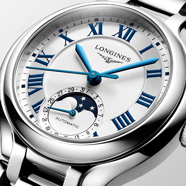 Longines L8.126.4.71.6 (l81264716) - Prima Luna Moonphase 34 mm
