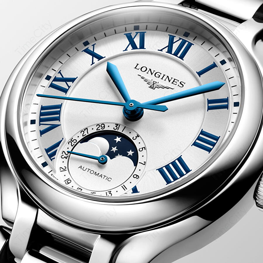 Longines L8.126.4.71.6 (l81264716) - Prima Luna Moonphase 34 mm