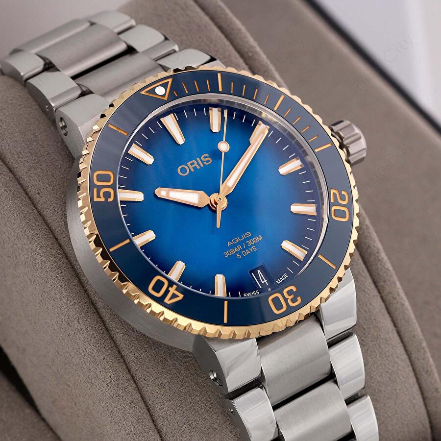 Oris 01 400 7769 6355-07 8 22 09PEB (01400776963550782209peb) - Aquis Date Calibre 400