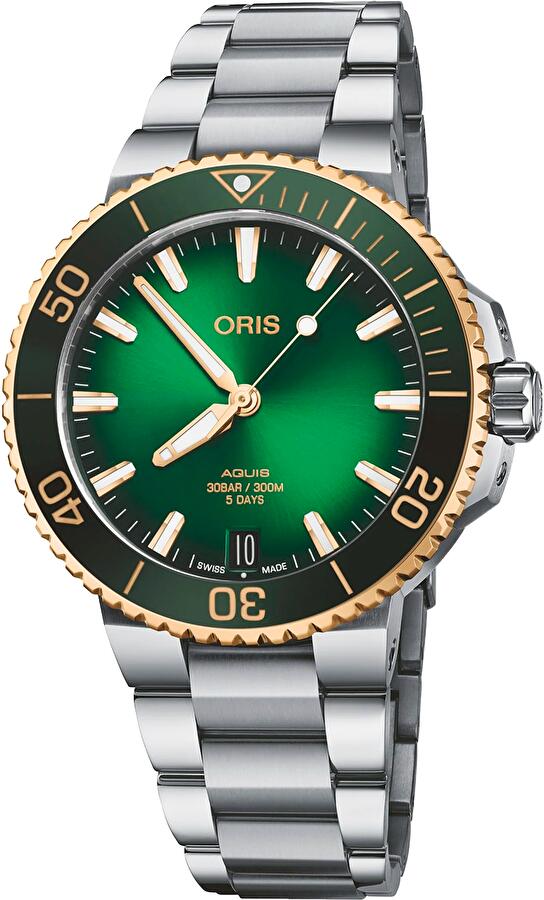 Oris 01 400 7769 6357-07 8 22 09PEB (01400776963570782209peb) - Aquis Date Calibre 400