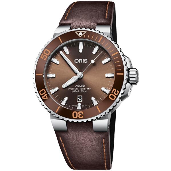 Oris 01 733 7730 4152-07 5 24 12EB (01733773041520752412eb) - Aquis Date