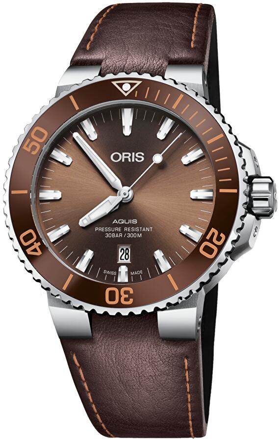 Oris 01 733 7730 4152-07 5 24 12EB (01733773041520752412eb) - Aquis Date