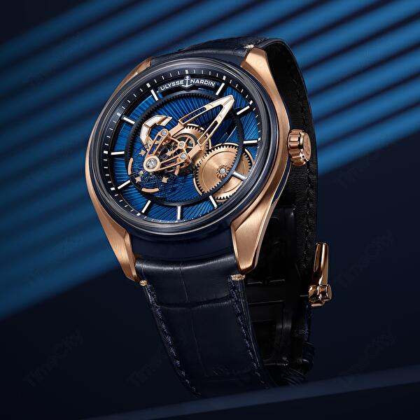 Ulysse Nardin 2305-270LE-3AE-BLUE/1A (2305270le3aeblue1a) - Freak X Gold Enamel