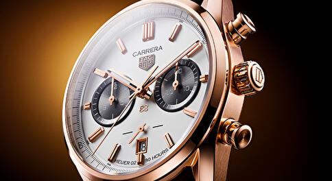 TAG Heuer Carrera Chronograph Jack Heuer Birthday Gold Limited Edition