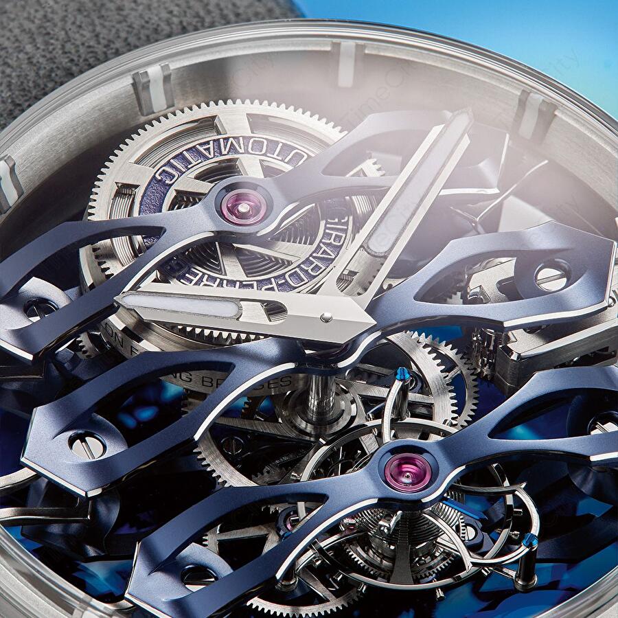 Girard-Perregaux 99296-21-3128-5GX (992962131285gx) - Tourbillon With Three Flying Bridges Bucherer Blue 44mm