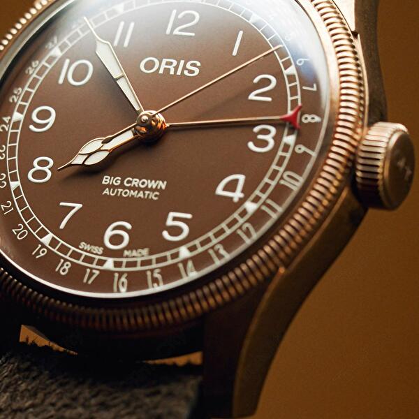 Oris 01 754 7741 3166-07 5 20 74BR (01754774131660752074br) - Big Crown Bronze Pointer Date