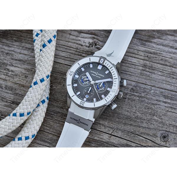 Ulysse Nardin 1503-170LE-1A-GW/3B (1503170le1agw3b) - Diver Chronograph Great White 44mm