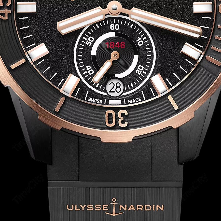 Ulysse Nardin 1185-170-3/BLACK (11851703black) - Diver Chronometer 44 mm