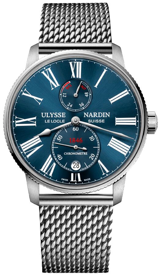 Ulysse Nardin 1183-310-7MIL/43 (11833107mil43) - Marine Chronometer Torpilleur 42 mm