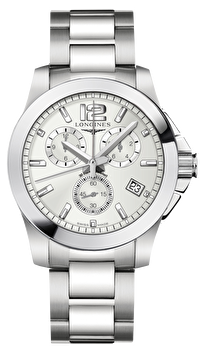 Longines L3.660.4.76.6 (l36604766) - Conquest 41 mm Quartz Chrono