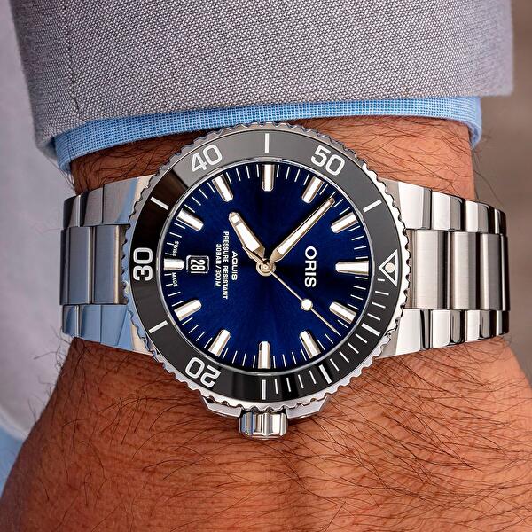 Oris 01 733 7730 4135-07 8 24 05PEB (01733773041350782405peb) - Aquis Date