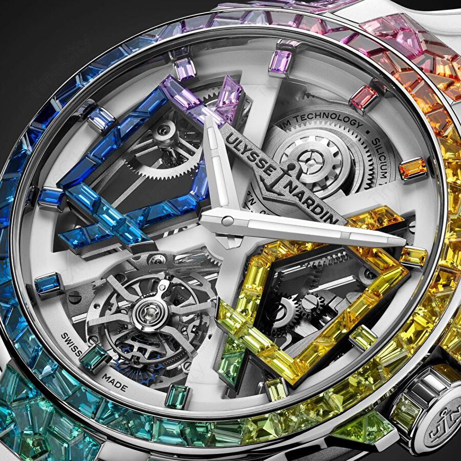 Ulysse Nardin 1720-400B1LE-9A-RAIN/3A (1720400b1le9arain3a) - Blast Sparkling Rainbow 45 mm