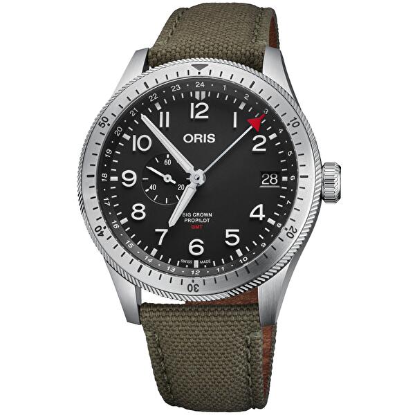 Oris 01 748 7756 4064-07 3 22 02LC (01748775640640732202lc) - Big Crown Propilot Timer Gmt