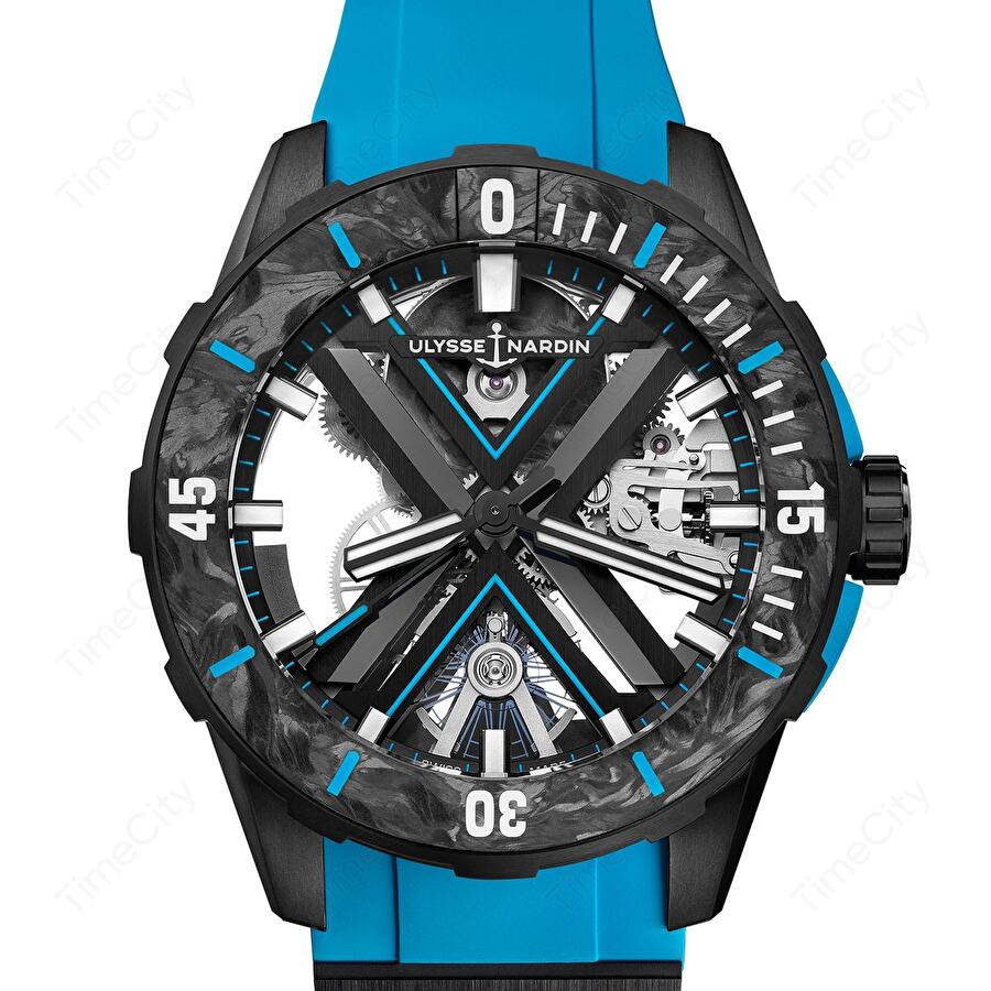 Ulysse Nardin 3723-170-2B/3A (37231702b3a) - Diver X Skeleton Azure 44 mm