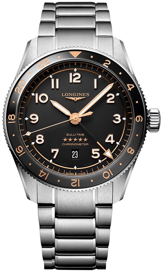 Longines L3.812.4.50.6 (l38124506) - Spirit Zulu Time 42 mm