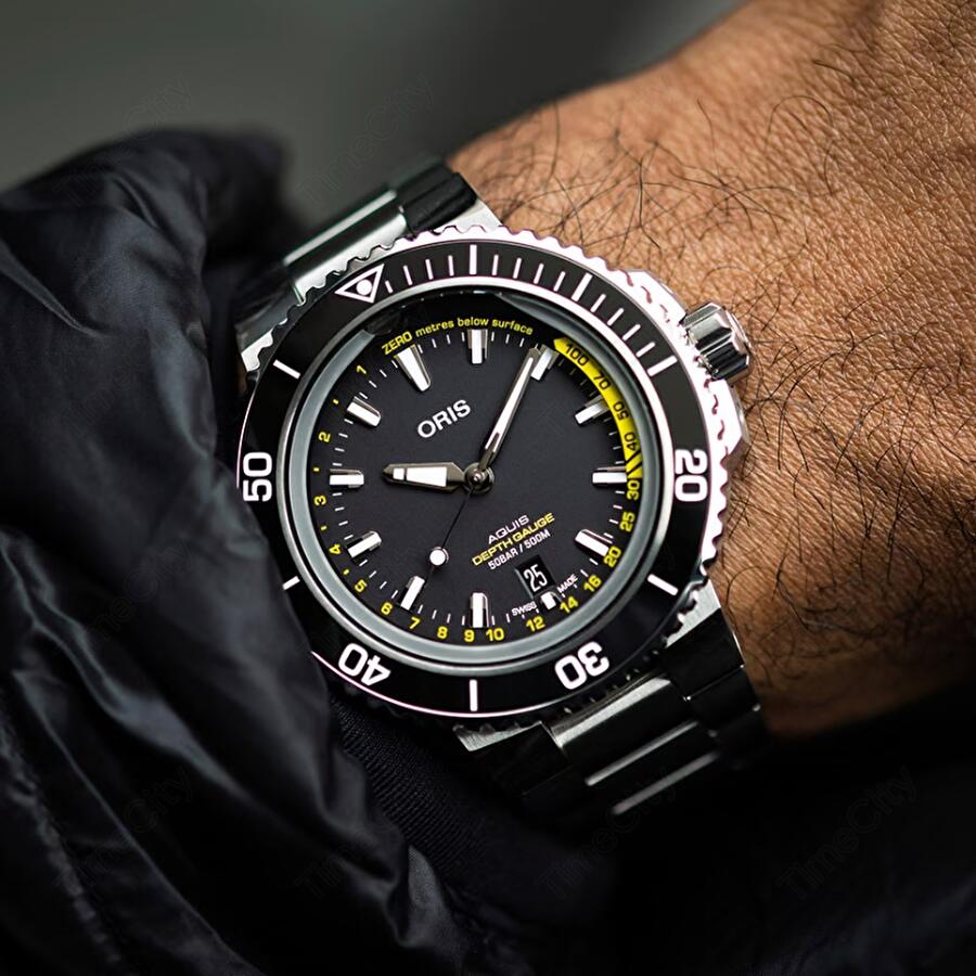 Oris 01 733 7755 4154-SET MB (0173377554154setmb) - Aquis Depth Gauge