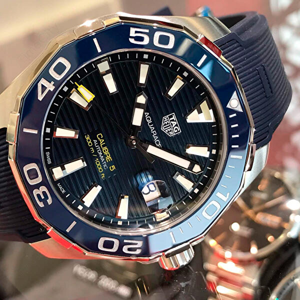 TAG Heuer WAY201B.FT6150 (way201bft6150) - Aquaracer 300m Calibre 5 Automatic Watch 43 mm