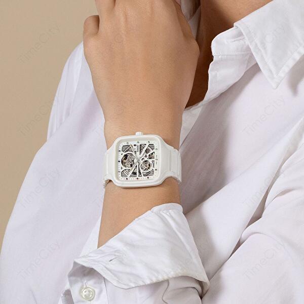 Rado R27073712 (r27073712) - True Square Automatic Open Heart 38 mm