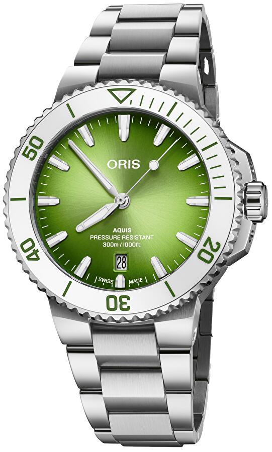 Oris 01 733 7787 4137-07 8 22 04PEB (01733778741370782204peb) - Aquis Date Taste Of Summer