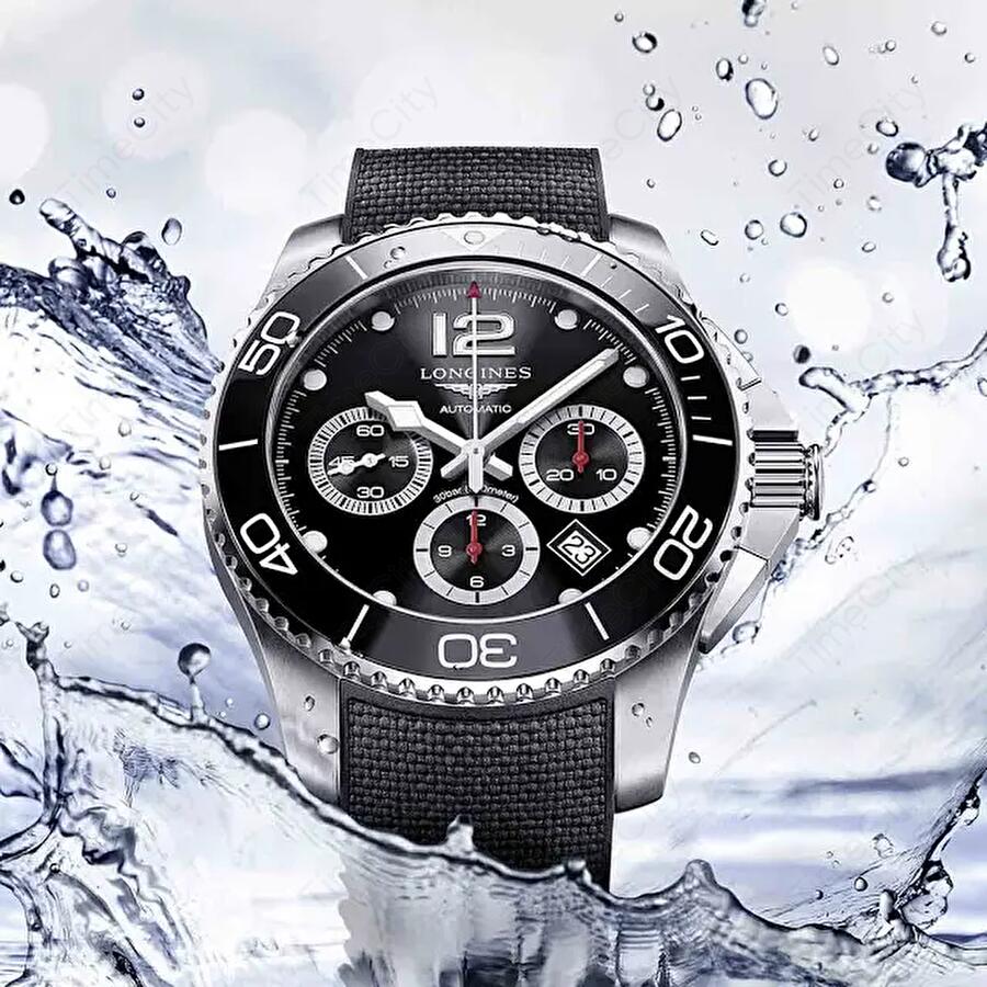 Longines L3.883.4.56.9 (l38834569) - Hydroconquest 43 mm Automatic Chrono