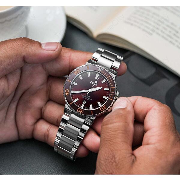 Oris 01 733 7730 4152-07 8 24 05PEB (01733773041520782405peb) - Aquis Date