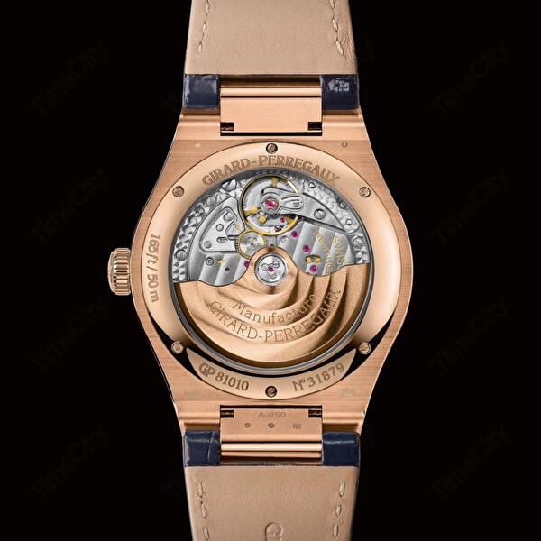 Girard-Perregaux 81010-52-436-BB4A (8101052436bb4a) - Laureato 42 mm Pink Gold Ultramarine Blue