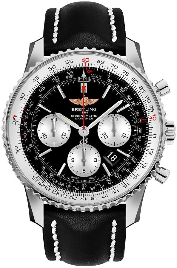 Breitling AB012721/BD09-442X (ab012721bd09442x) - Navitimer Automatic Black 46mm