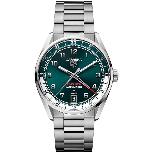 TAG Heuer WDA2114.BA0043 (wda2114ba0043) - Carrera Date Twin-time 41 mm