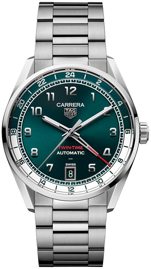 TAG Heuer WDA2114.BA0043 (wda2114ba0043) - Carrera Date Twin-time 41 mm