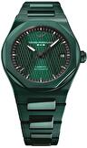 Mens, sportive, limited, automatic wrist watch Girard-Perregaux Laureato 42 mm Green Ceramic Aston Martin Edition