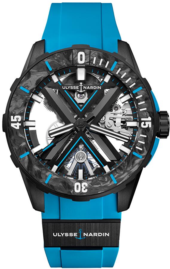 Ulysse Nardin 3723-170-2B/3A (37231702b3a) - Diver X Skeleton Azure 44 mm