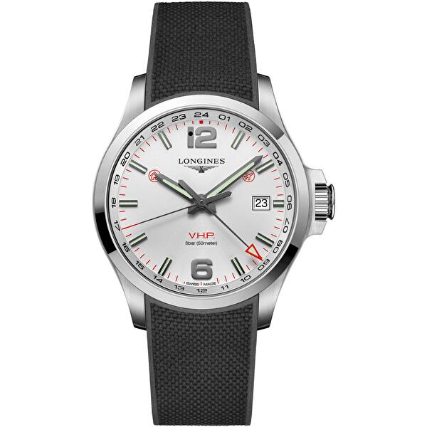 Longines conquest vhp deals gmt flash setting