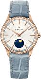 Женские, классические, автоматические наручные часы Zenith Elite Moonphase 36 mm