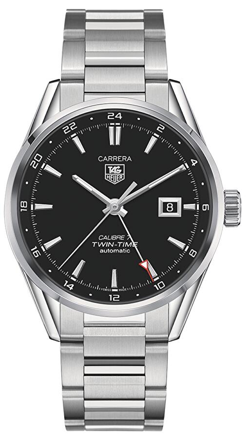 TAG Heuer WAR2010.BA0723 (war2010ba0723) - Calibre 7 Twin Time Automatic Watch 41 mm