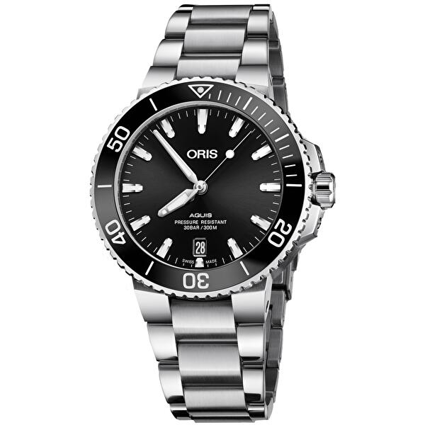 Oris 01 733 7732 4134-07 8 21 05PEB (01733773241340782105peb) - Aquis Date