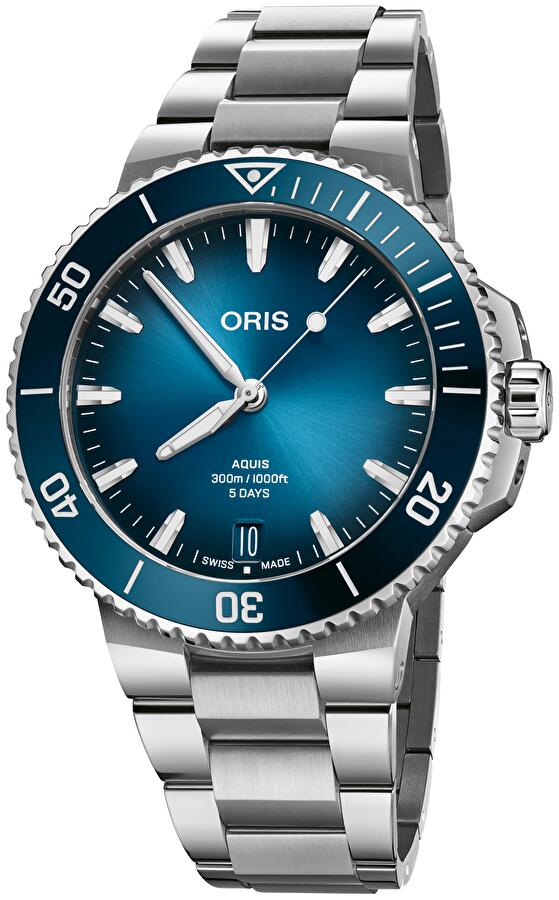 Oris 01 400 7790 4135-07 8 23 02PEB (01400779041350782302peb) - Aquis Date Calibre 400