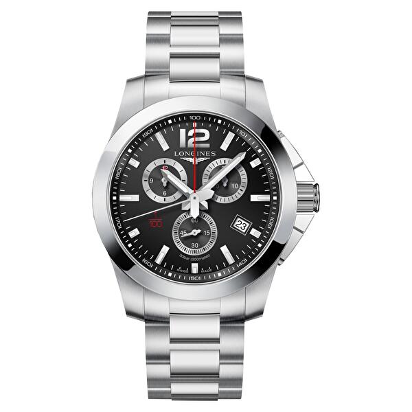 Longines L3.800.4.56.6 (l38004566) - Conquest 44 mm Quartz Chrono