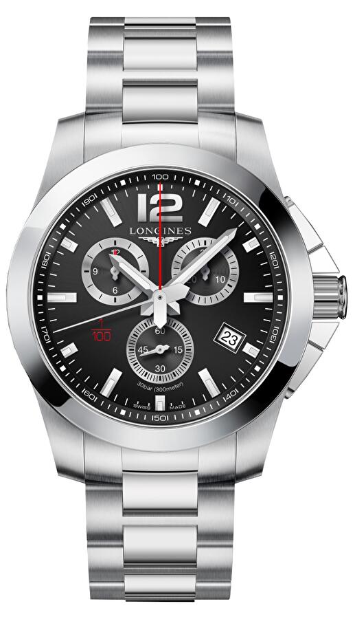 Longines L3.800.4.56.6 (l38004566) - Conquest 44 mm Quartz Chrono