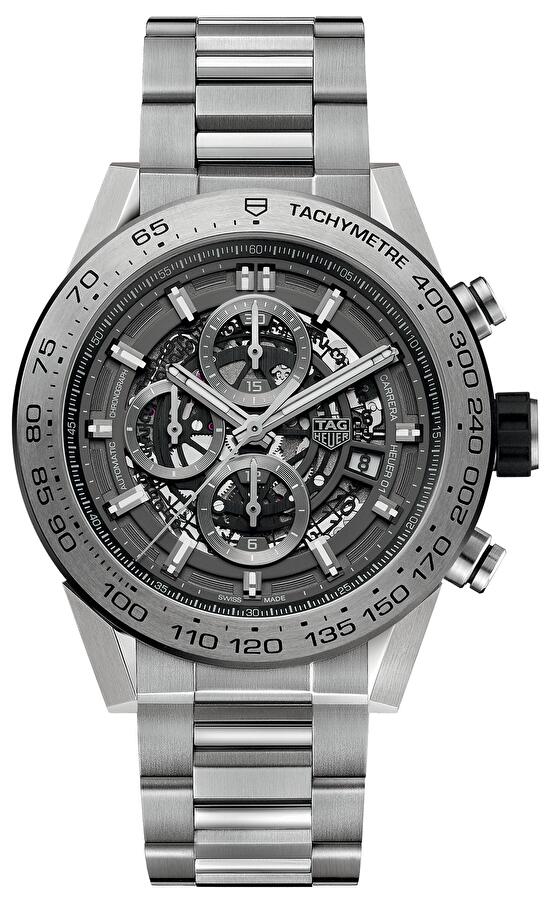 TAG Heuer CAR2A8A.BF0707 (car2a8abf0707) - Carrera Calibre Heuer 01 Grey Phantom Titanium