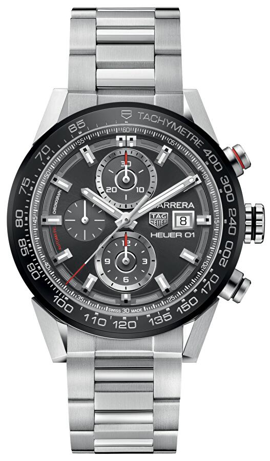 TAG Heuer CAR201W.BA0714 (car201wba0714) - Carrera Calibre Heuer 01 43 mm