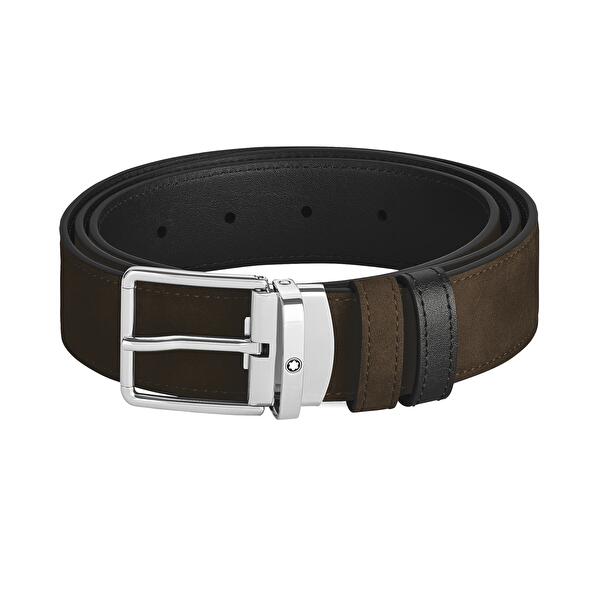 Montblanc MB221008 (mb221008) - Двусторонний кожаный ремень