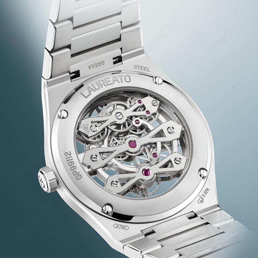 Girard-Perregaux 99112-58S3451-1CM (9911258s34511cm) - Laureato Three Gold Bridges 41 mm